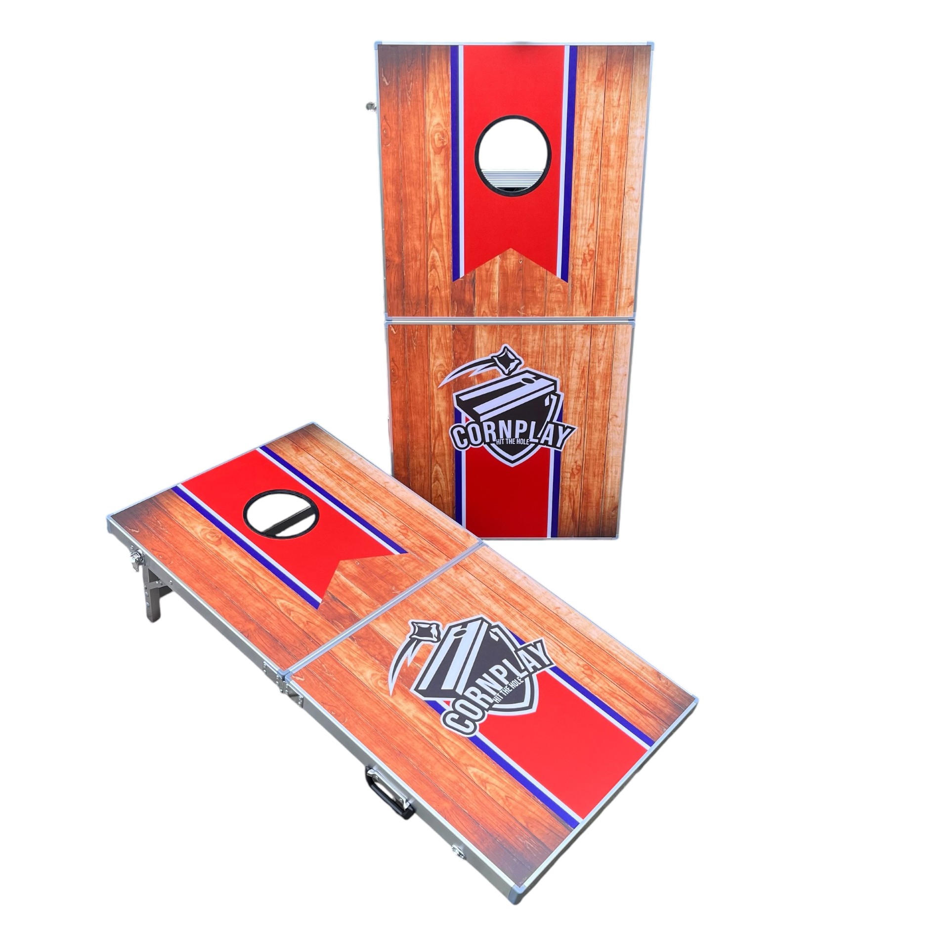 Cornhole Champ 120 x 60 cm spilleplade i aluminium - 2 stk