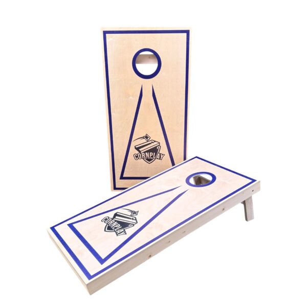 2 stk Cornhole Blue Premium PRO - 120 x 60 cm (officielle)