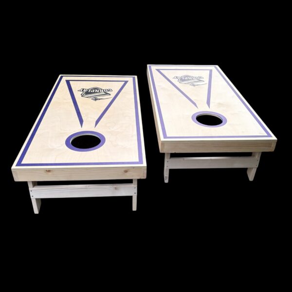 2 stk Cornhole Blue Premium PRO - 120 x 60 cm - officielle - Billede 5