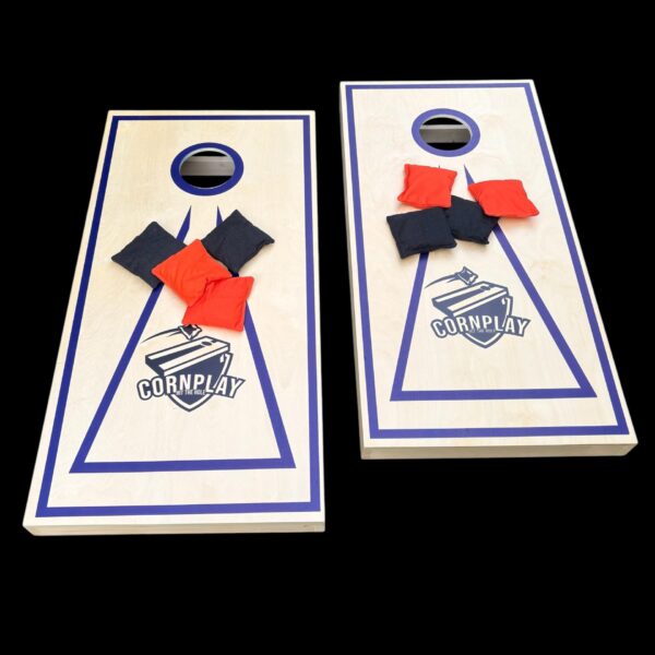 2 stk Cornhole Blue Premium PRO - 120 x 60 cm - officielle - Billede 2