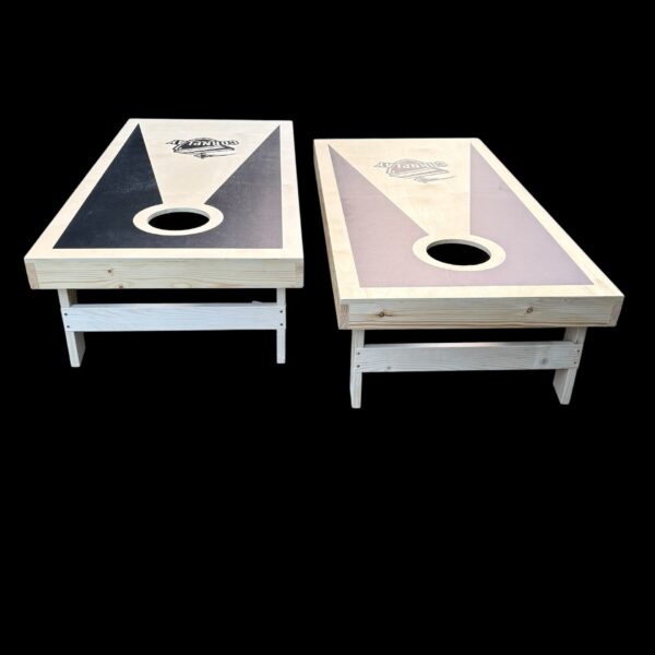 2 stk Cornhole Black Premium PRO - 120 x 60 cm - officielle - Billede 7